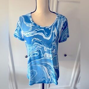 NWOT Talbots Soft Tee in Soft Cotton with Scoop Neckline.  Size Large